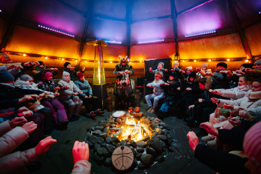 «Новый год в карельской тайге».